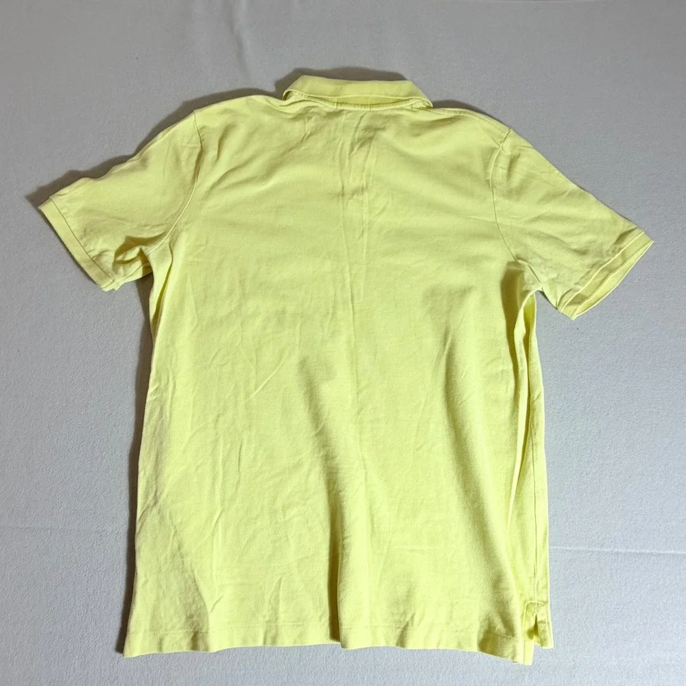 Polo Ralph Lauren Mens Classic Fit Short Sleeve Polo Shirt Yellow Large LG